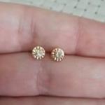 Brinco Florzinha Miolo Zirconia