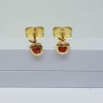 Brinco Maçã Vermelha Pq