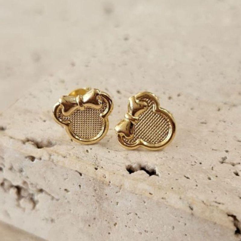 Brinco Minnie Pontilhada