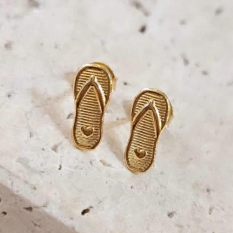 Brinco Solitario Chinelo