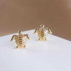 Brinco Solitário Tartaruga 