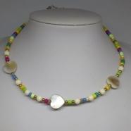 Choker Aro Bolinhas Coloridas e 3 Corações