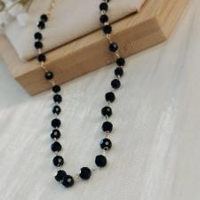 Choker Bolinhas Negras