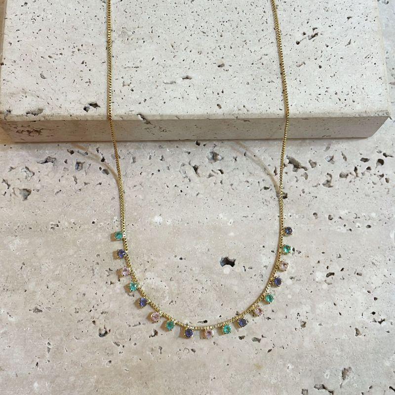 Choker Candy Colors 35+5cm