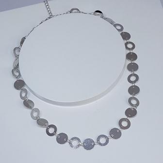 Choker Chapa Redonda e Vazada R