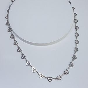 Choker Coração Listrado R