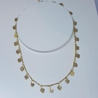 Choker coração Tubinho