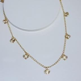 Choker Corações Friso
