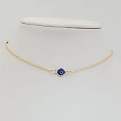 Choker Corrente com Olho Grego