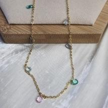 Choker Gotas Coloridas