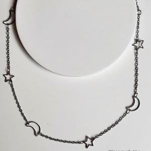 Choker Lua e Estrela Vazada 
