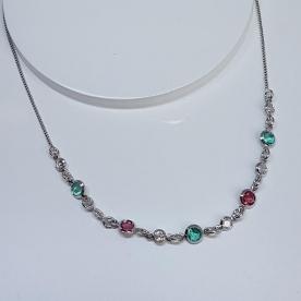 Choker Pedras Coloridas R