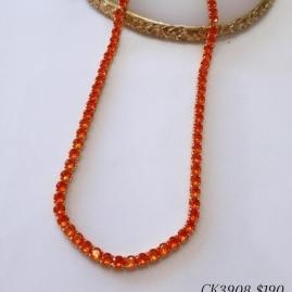 Choker Riveira Barriguinha Laranja 