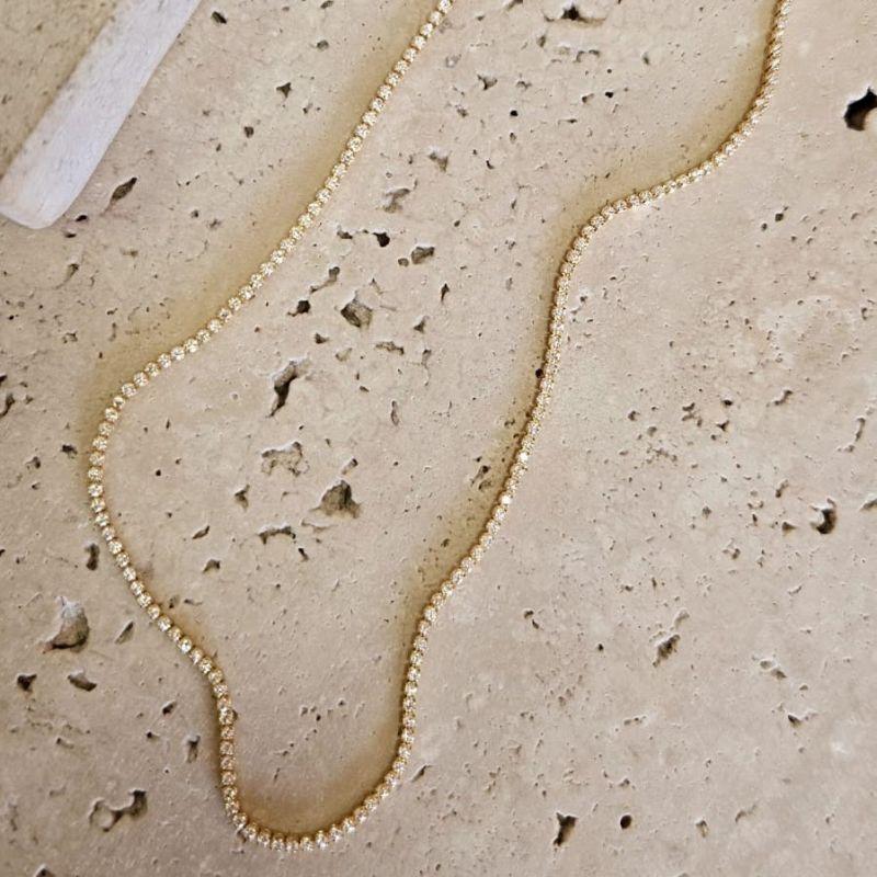 Ckoker Riviera Fininha Cristal 1,5mm