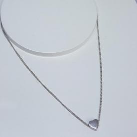 Colar Choker Coração Liso Peq R