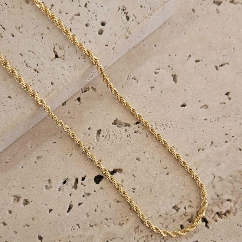 Corrente Cordão Baiano 3mm 45cm