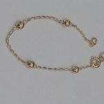 Pulseira Bolinhas 2,5mm  15cm