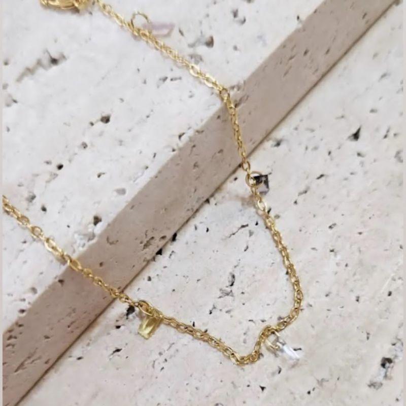 Pulseira Com Pedras Colors Retangular