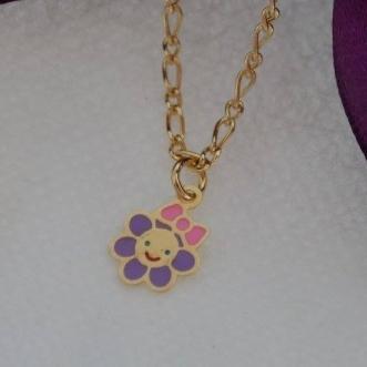 Pulseira Flor com Laço