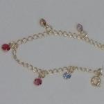 Pulseira Strass Colorido Infantil