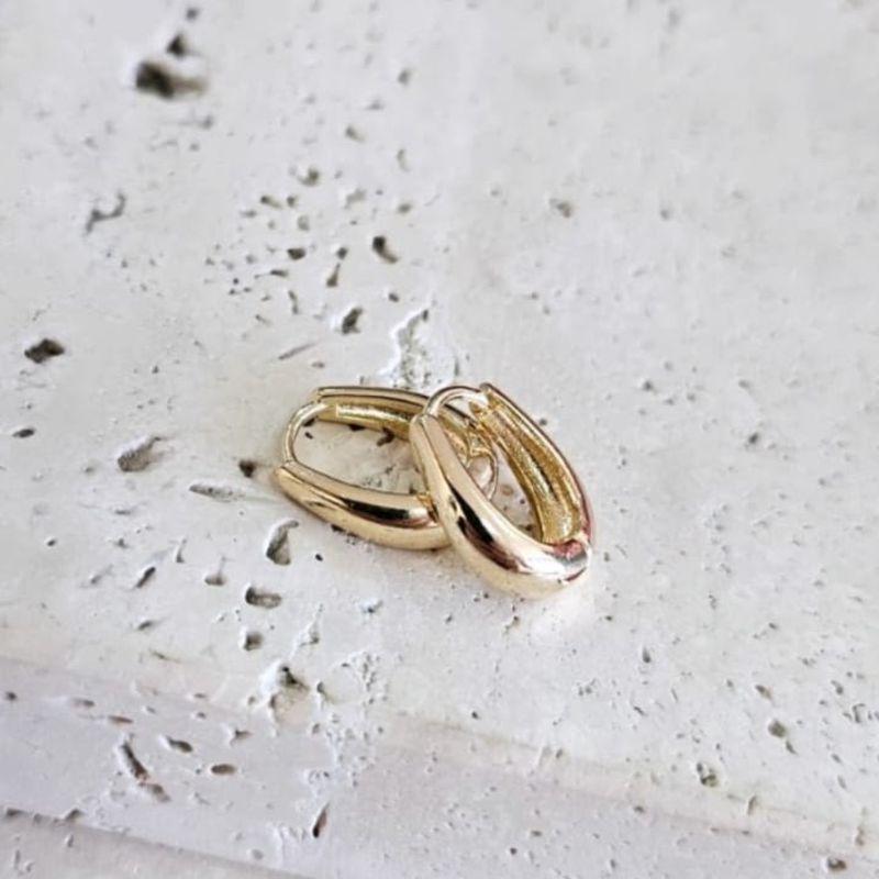 Argola Oval Clic Media