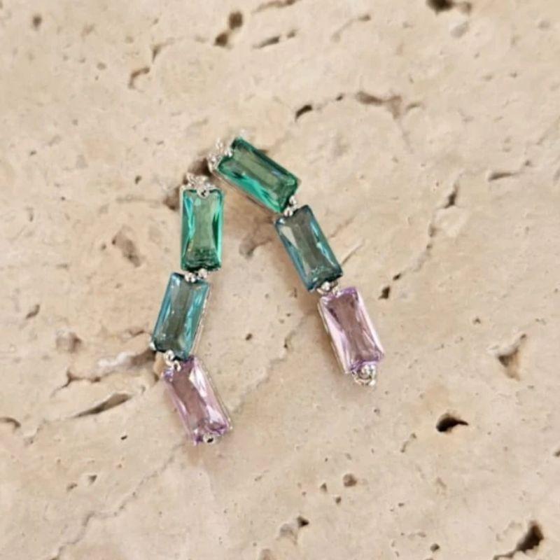 Brinco Baguetes Coloridas