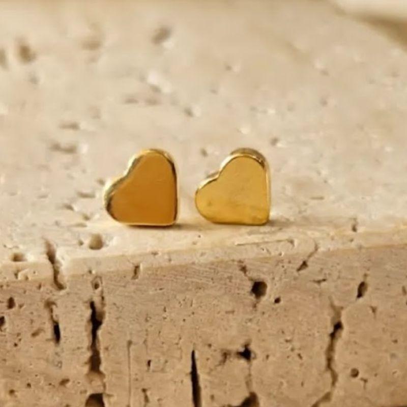 Brinco Coração Cheio M