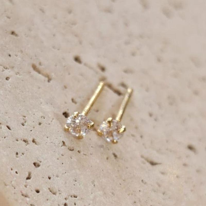 Brinco Ponto de Luz Redondo 3mm