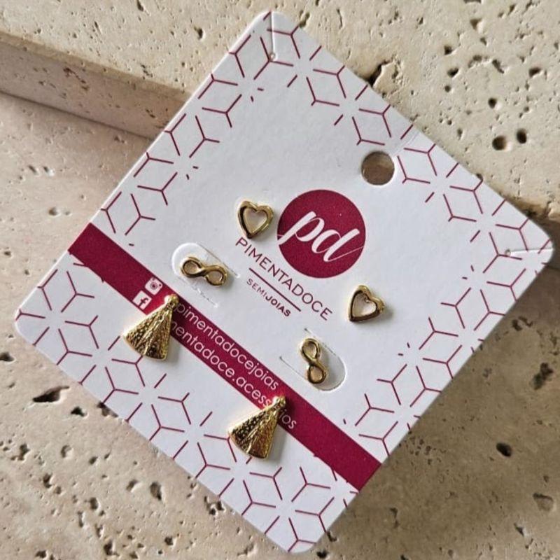 Brinco Trio Nossa Sra Lisa