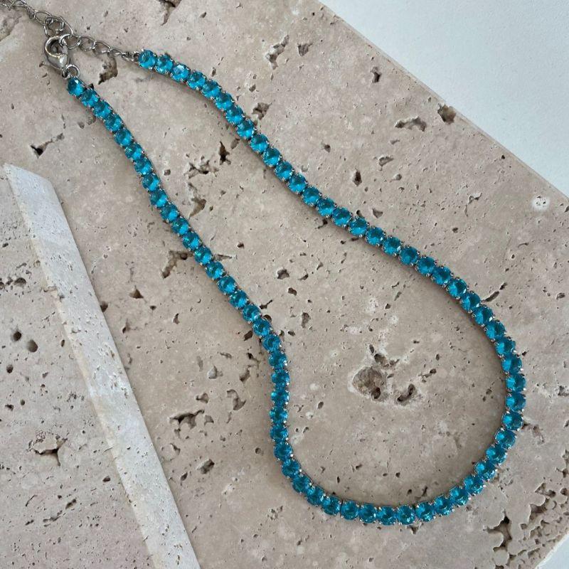 Choker Riveira Barriguinha Azul R