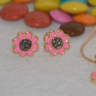 Conjunto Florzinha 2 (brinco e anel)