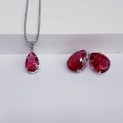 Conjunto Gota Rubi Fusion