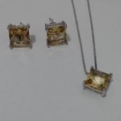 Conjunto Pedra Citrino
