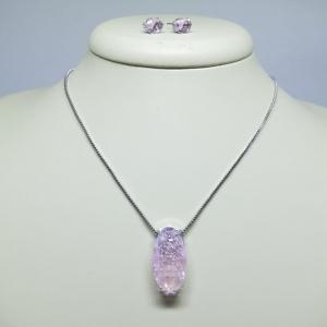 Conjunto Pedra Oval Importado R