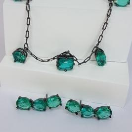 Conjunto Pedras Esmeralda