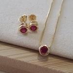 Conjunto Ponto De Luz Pink