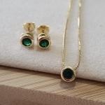 Conjunto Ponto De Luz Verde