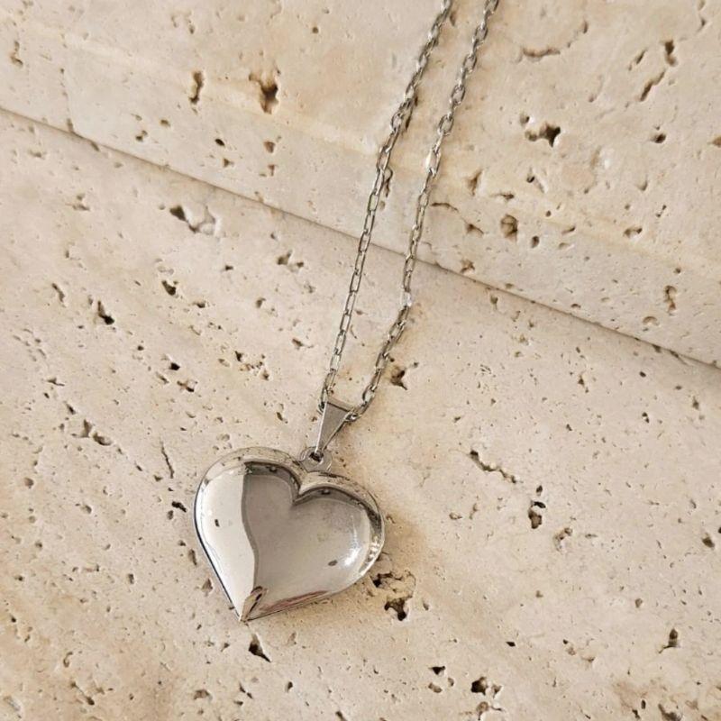 Gargantilha Coração Cheio GG 45cm