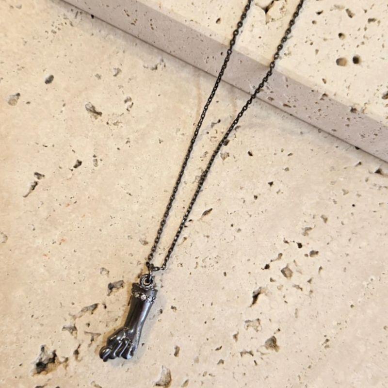 Gargantilha Figa com Zirconia 45cm