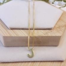 Gargantilha Letra J Mini