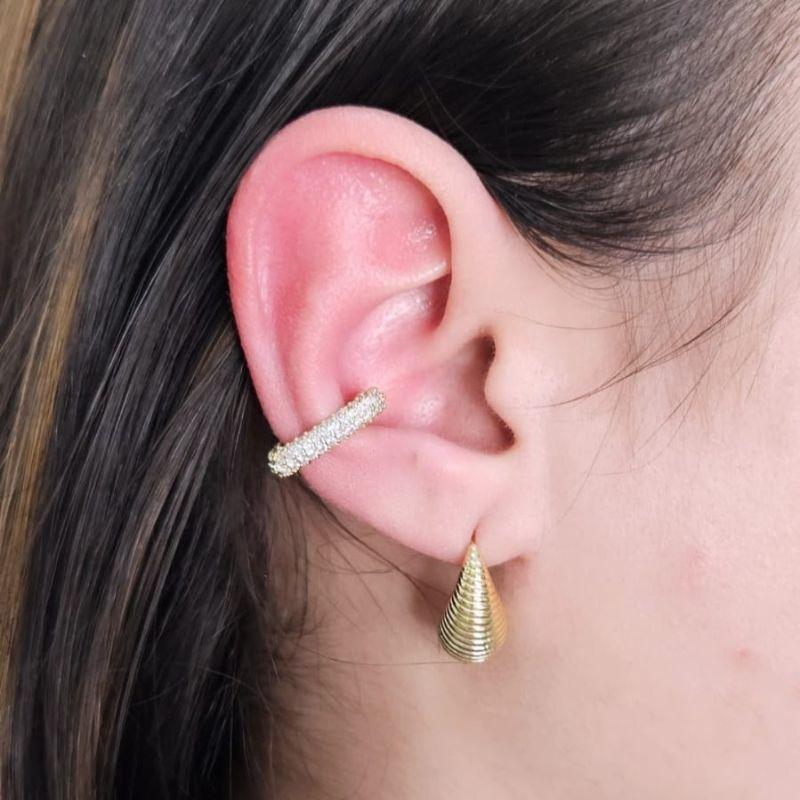 Piercing Coração Aberto Cravejado