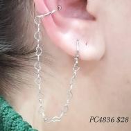 Piercing Corrente de Corações R