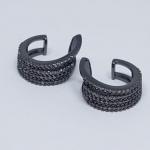 Piercing  Cravejado Zirconia Cristal 4 Fileiras G