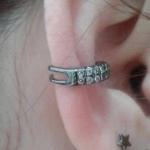 Piercing  Duas Tiras de Zirconia G