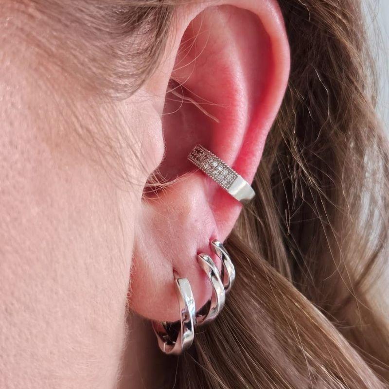 Piercing  Duas Tiras de Zirconia R