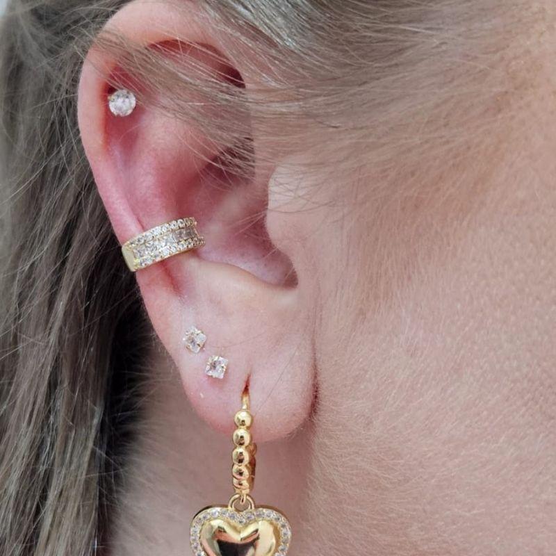 Piercing Fake Navete 3 Fileiras