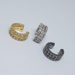 Piercing Fake Tres Tiras Zirconia R