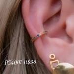 Piercing Fio Cravejado Zirconia Colorido