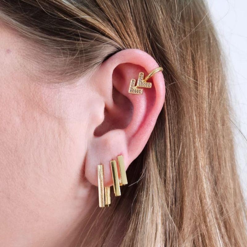 Piercing Seta Cravejado