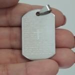 Pingente Placa Pai nosso